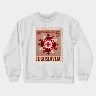 Yugoslavia Stamp, 1965 Crewneck Sweatshirt
